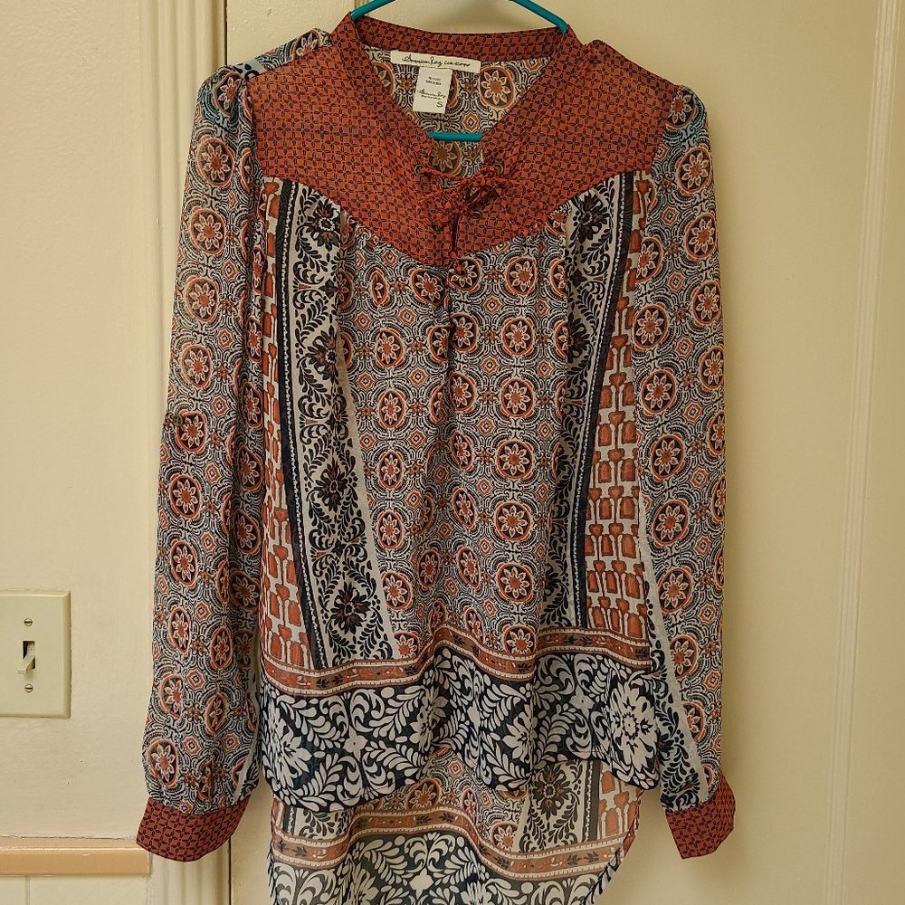 70's Inspired Blouse